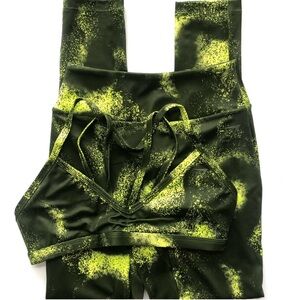 Green and Yellow Activewear Set